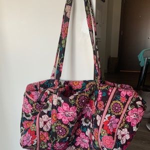 Iconic Vera Bradley Large Duffle Bag
